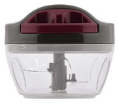 Picadora - Jata AC57, Pica y bate manual, 300 ml, Libre BPA, Gris granate