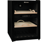 Cava para quesos - La Sommelière CAF52, 90 W, 2 Estantes, Sistema antivibración, Filtros carbón activo, Negro