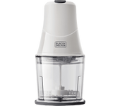 Picadora - Black+Decker BXCH260E, 260 W, 0.5 l, 2 Velocidades, Blanco