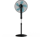 Ventilador de pie - Cecotec EnergySilence 520 Power Black, 50 W, 5 Velocidades, Negro metalizado