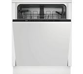 Lavavajillas integrable - Beko DIN36430, 14 servicios, 6 programas, 59.8 cm, Quick&Shine, Sin panelar