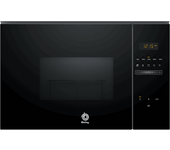 Microondas integrable - Balay 3CG5175N2, 900 W, 5 niveles, 25 l, Negro