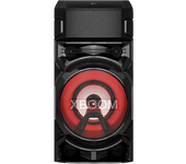 REACONDICIONADO Seminuevo Muy bueno Altavoz de gran potencia - LG XBOOM RN5, USB, Radio FM, Karaoke, luces LED, Negro