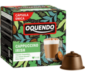 Cápsulas monodosis - Oquendo Cappuccino Irish, 12 Cápsulas, Con sabor a Irish Cream