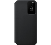 Funda móvil - Samsung Clear View Cover, Tapa de libro, Para Galaxy S22+, Negro