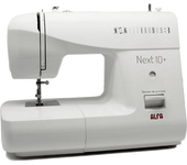 REACONDICIONADO Seminuevo Muy bueno Máquina de coser - Alfa NEXT 10+, 12 puntadas, Luz Led, Blanco