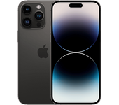 REACONDICIONADO Excelente Apple iPhone 14 Pro Max, Negro espacial, 128 GB, 5G, 6.7" Pantalla Super Retina XDR, Chip A16 Bionic, iOS