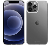 Funda móvil - Muvit MCCRS0159, Para Apple iPhone 13 Pro, Trasera, TPU, 100% Reciclado, Transparente