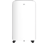 Deshumidificador - ok. ODH 161821, 16 l/día, 25 m², 2 velocidades, l, 400 W, 130 m³/h, Blanco