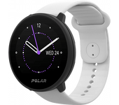 Reloj deportivo - Polar Unite, Frecuencia cardiaca, Resistente al agua, Táctil, 15.5-21 cm, 1.2", Blanco