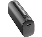 Powerbank - CellularLine PBNEWTANK5000K, 12 W, 5000 mAh, Universal, USB C, Tamaño mini, Negro