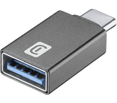 Adaptador USB a USB-C- CellularLine Car Adapter USBA2CCARADAPTERK, USB-C USB-C, Negro