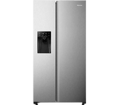 REACONDICIONADO Seminuevo D Frigorífico americano - Hisense RS650N4AC2, Total No Frost, 179.1 cm, 500 l, Inverter, Multi Airflow, Inox