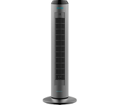 Ventilador de torre - Cecotec EnergySilence 8190 Skyline Ionic, 60 W, 20 dB, 2 l, Con ionizador, Inox