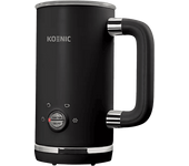 Espumador de leche - KOENIC KMF 15321 B, 500 W, Tapa, 0.3 l, 220-240 V / 50 Hz, Acero inoxidable, Negro