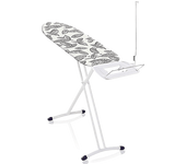 Tabla de planchar - Leifheit Air Board Express M Solid, 120 x 38 cm, Altura regulable, Blanco