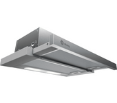 Campana extraíble - Balay 3BT263MX, Telescópica, 3 potencias,iluminación LED, 360m³/h, 60 cm, Inox