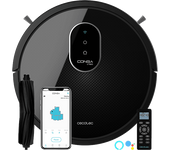 REACONDICIONADO Seminuevo Bueno Robot aspirador - Cecotec Conga 1790, 35 W, 2200 Pa, tecnología TotalSurface, 8 Modos, Negro
