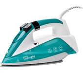 REACONDICIONADO Seminuevo Muy bueno Plancha de vapor - Polti Vaporella Quick & Slide QS210, 2.400 W, 250 g/min, Pro-Steam, 0.35 l, Blanco/Verde
