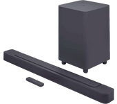REACONDICIONADO Seminuevo Muy bueno Barra de sonido - JBL Bar 500, 290W, 5.1canales, Subwoofer inalámbrico 300W, MultiBeam y Dolby Atmos, WiFi, BT