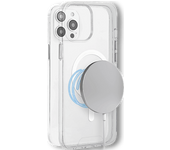Funda móvil - ISY ISC-1110 Mag, Para iPhone 14 Pro Max, Trasera, Anillo magnético, TPU, Transparente