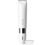 Afeitadora corporal - Braun BS1000, Cortapelos corporal, Resistente al agua, Autonomía 60 min, Blanco