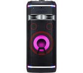 REACONDICIONADO Seminuevo Muy bueno Altavoz de gran potencia - LG OL100, 2000 W, Karaoke, Party Thruster, Efectos DJ, Bluetooth, Negro