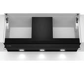 Campana grupo filtrante - Siemens LJ97BAM60, 3 lámparas, 459 m³/h, 4 potencias, Negro