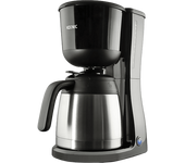 Cafetera de goteo - KOENIC KCM 2220 B, 1.25 l, 900W, Hasta 12 tazas, Inox/Negro