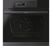 Horno - Haier Series 4 HWO60SM5B5BH, 70l, Multifunción, Limpieza por Aquálisis, 55cm, Wi-Fi, Sonda térmica, Negro