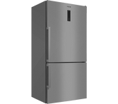 REACONDICIONADO Seminuevo Muy bueno Frigorífico combi - Whirlpool W84BE 72 X 2, No Frost, 186 cm, 558 l, Ancho especial 84 Gris