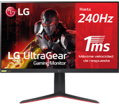REACONDICIONADO Seminuevo Excelente Monitor gaming - LG 32GQ850-B, 31.5", QHD, 1 ms, 240 Hz, USB, HDMI x2, Negro