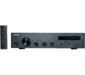 Amplificador estéreo - Fonestar AS170Plus, Bluetooth, Reproductor USB, 300W, Negro