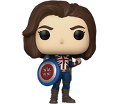 Figura Funko Pop! - Doctor Strange Captain Carter, Vinilo, 9.50 cm, Multicolor