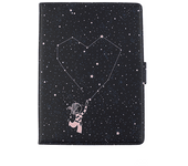 Funda tablet - La Volátil Estrellas, Entre 9,7" y 10,2", Tapa de libro, Cierre imán, Soporte 360º, Multicolor