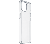 Funda móvil - CellularLine CLEARDUOIPH14MAXT, Para Apple iPhone 14 MAX, Trasera, TPU, Transparente