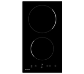 REACONDICIONADO Seminuevo Muy bueno Encimera - Infiniton VIT2FBN, Vitrocerámica, 2 zonas, 1800 W, Diámetro Zona Grande 20 cm, Negro