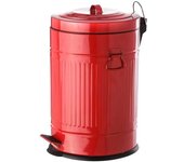 LOLAhome Cubo basura pedal Retro de 20 litros