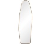 LOLAhome Espejo vestidor de pie dorado de 160 cm