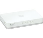 GO-SW-8G/E switch No administrado Gigabit Ethernet (10/100/1000) Blanco, Interruptor/Conmutador
