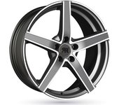 Llanta Racer Art 7x17 4x100 Et37 67.1 Grey