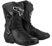 Alpinestars Stella SMX-6 Drystar® v3 Botas de moto impermeables para mujer - Negro Plata (42)