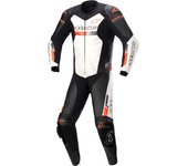 Alpinestars GP Force Chaser Traje de cuero de motocicleta de una pieza - Negro Blanco Rojo (48)