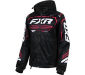 FXR RRX 2025 Chaqueta impermeable de motocross para mujer - Negro Blanco Rojo (40)