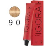Schwarzkopf - Tinte Permanente Igora Royal 9-0 Rubio Muy Claro Natural 60 ml 5004 5004 4045787200508 Royal SCHWARZKOPF