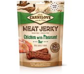 12x100g Carnilove Dog Adulto Jerky en barritas sabor Pollo Faisan