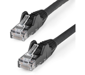 10m lszh cat6 ethernet cable - snagless utp patch cord bla ck