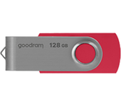 memoria 128 gb removible goodram usb 3.0 uts3 rojo