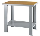 eurokraft basic Banco de trabajo en sistema modular, altura 850 mm, tablero de trabajo Multiplex, A x P 1000 x 700 mm