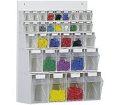 kaiserkraft Combinación de cajas plegables de poliestireno, H x A x P 685 x 600 x 185 mm, 33 cajas